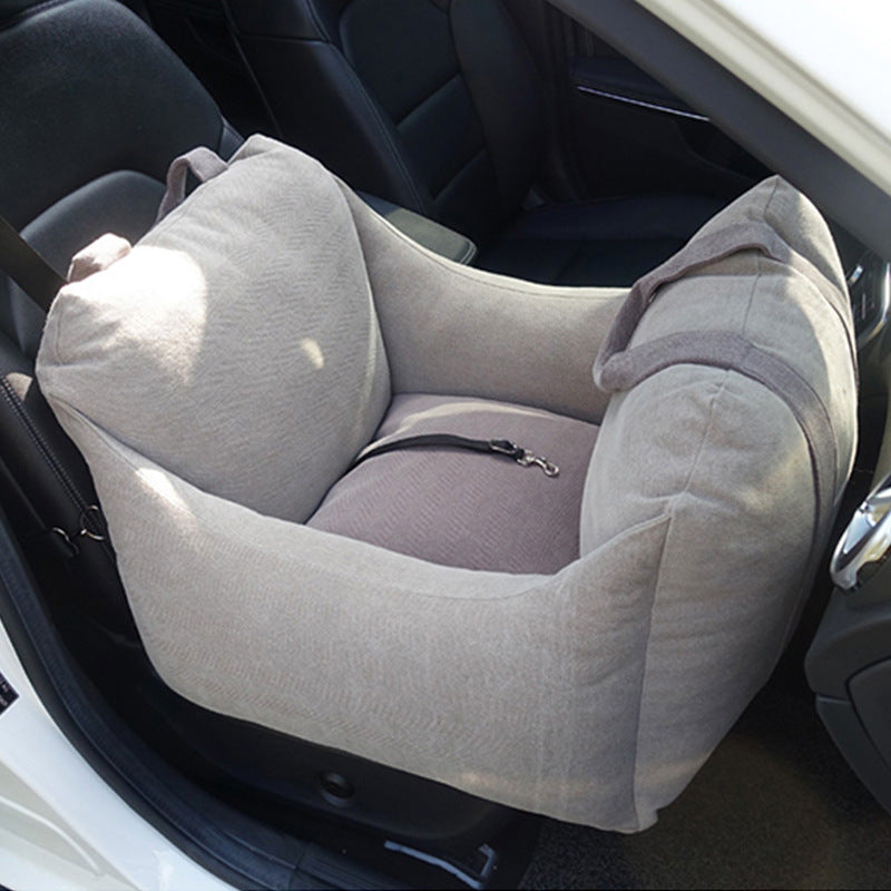 UltraSoft Pet Dog Car Carrier Seat front view