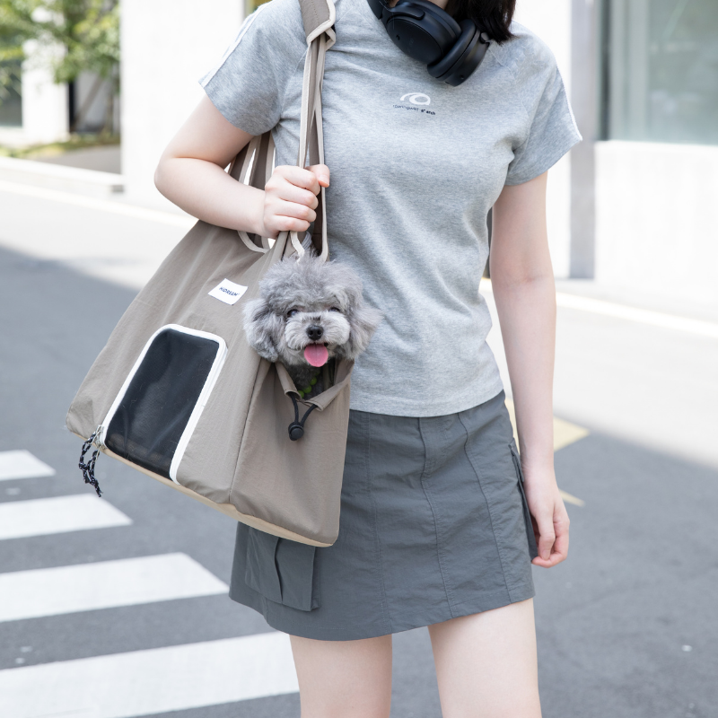 Nylon Pet Shoulder Carrier Bag for Daily Walks