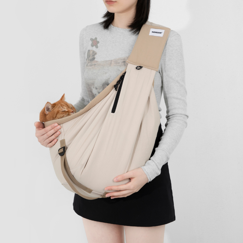 Ergonomic Portable Hands-Free Pet Sling Carrier