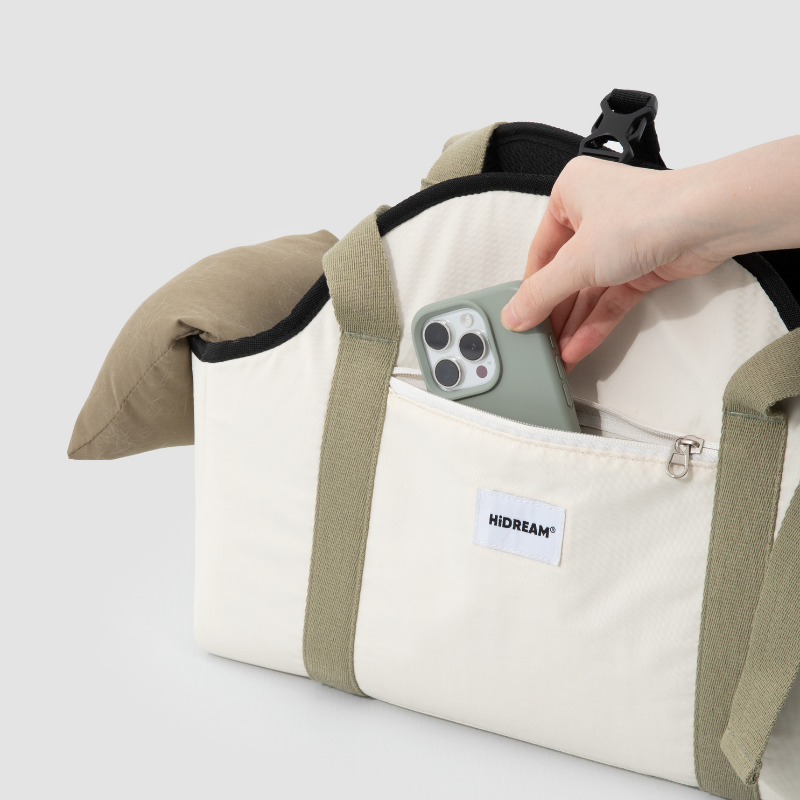 Pet Walking Shoulder Bag with Removable Mesh Cover