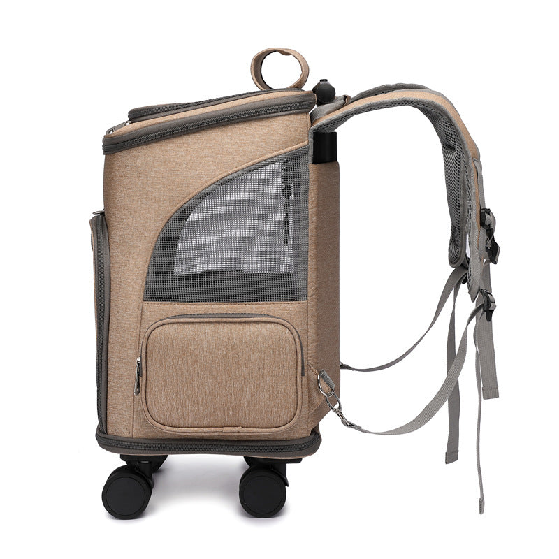 Space Capsule Pet Carrier Backpack back view