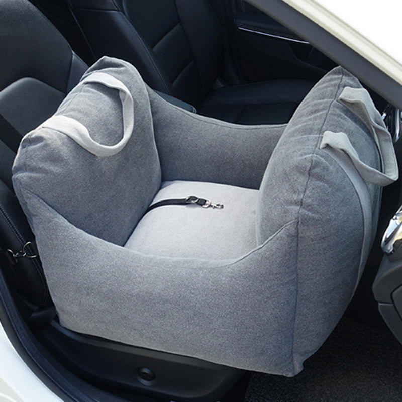 UltraSoft Pet Dog Car Carrier Seat close-up detail view