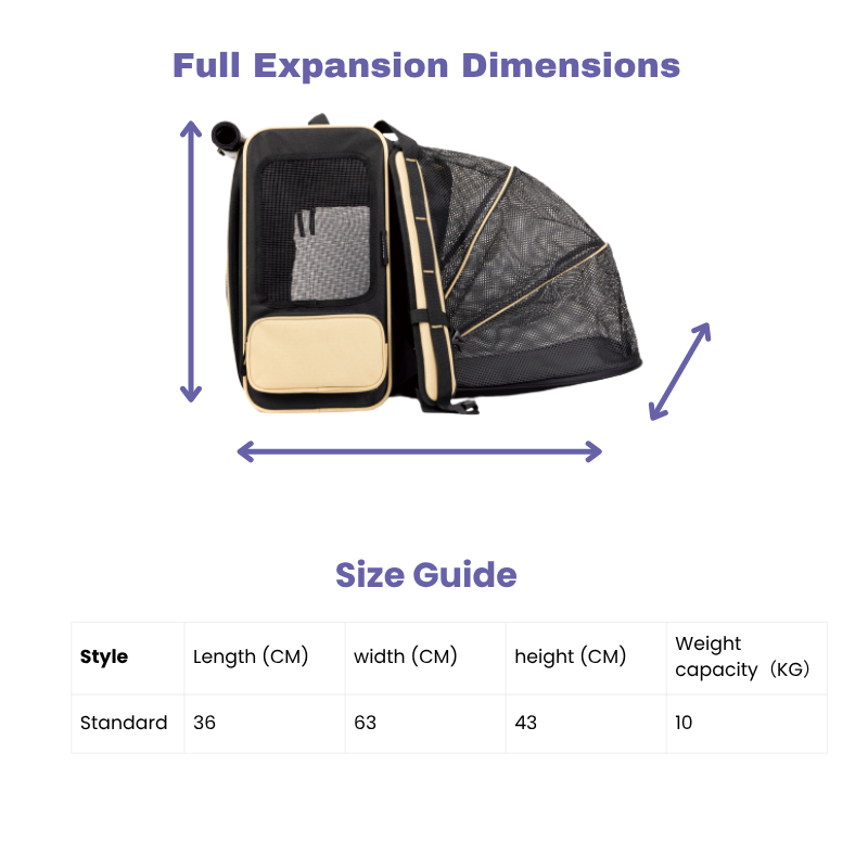 Premium Expandable Space Capsule Cat Backpack additional angle