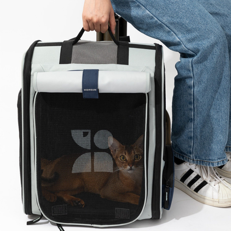 Premium Expandable Space Capsule Cat Backpack feature detail view