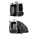 Premium Expandable Space Capsule Cat Backpack travel use view