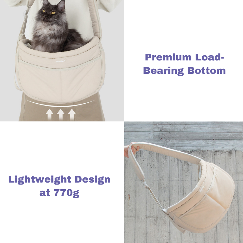 Breathable Portable Pet Carrier Bag side view