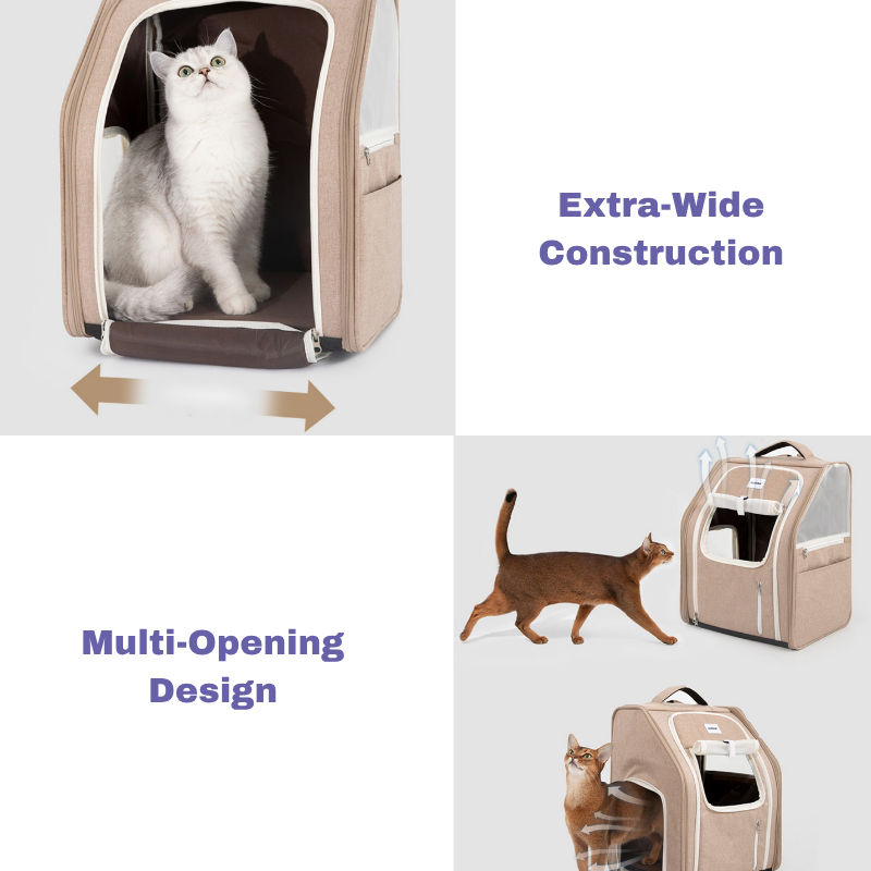 Mobile Castle Pet Backpack side view
