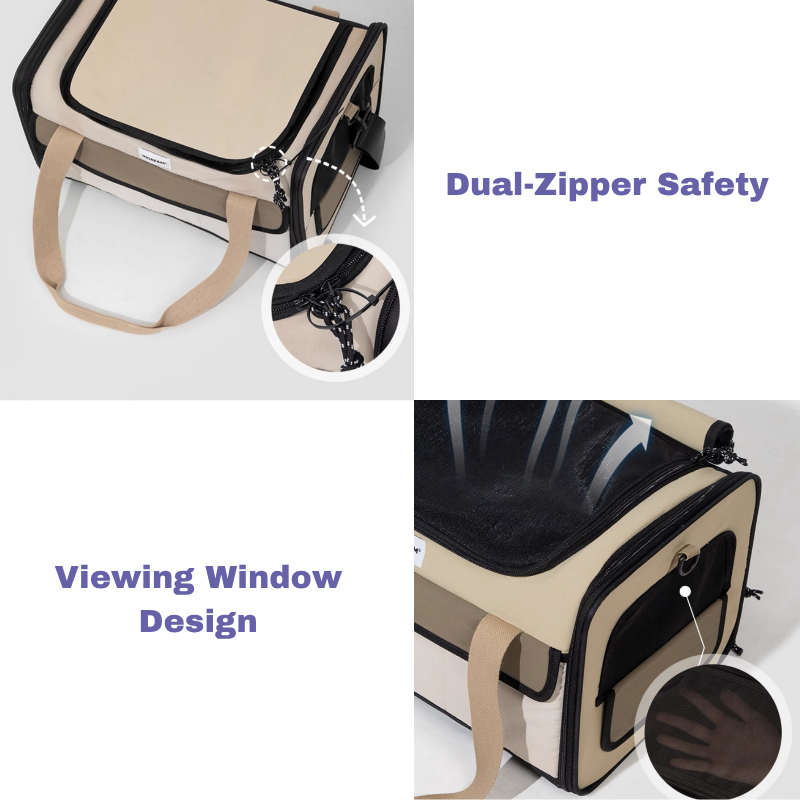 Airline Approved Foldable Pet Carrier side view