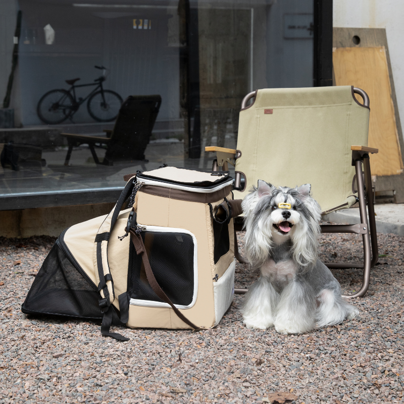 Pet Backpack Carrier with Expandable Tent Space
