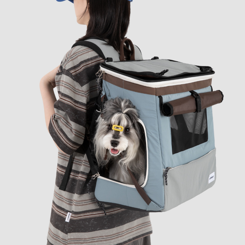 Pet Backpack Carrier with Expandable Tent Space