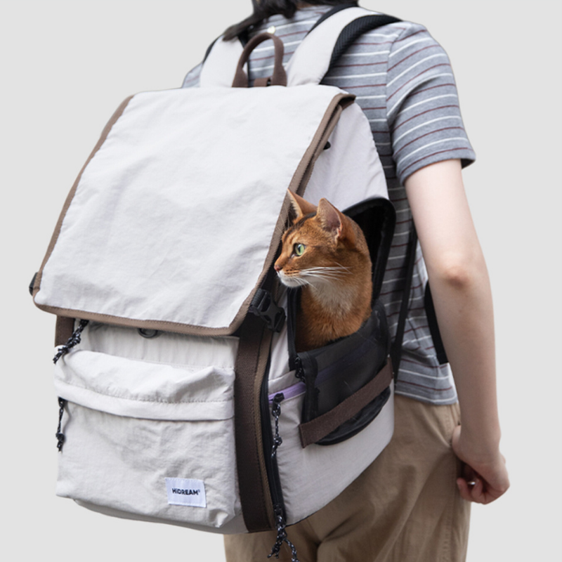 Ergonomischer Anti-Sag Haustier-Rucksack – Detailansicht der Features