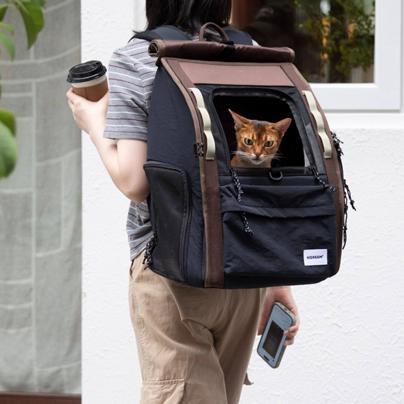 Ergonomic Anti-Sag Pet Backpack front view