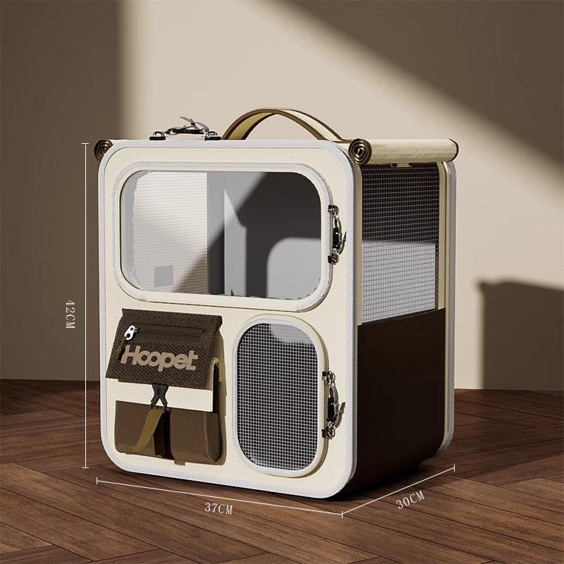 Cat Carrier Backpack With Wheels Trolley Bag