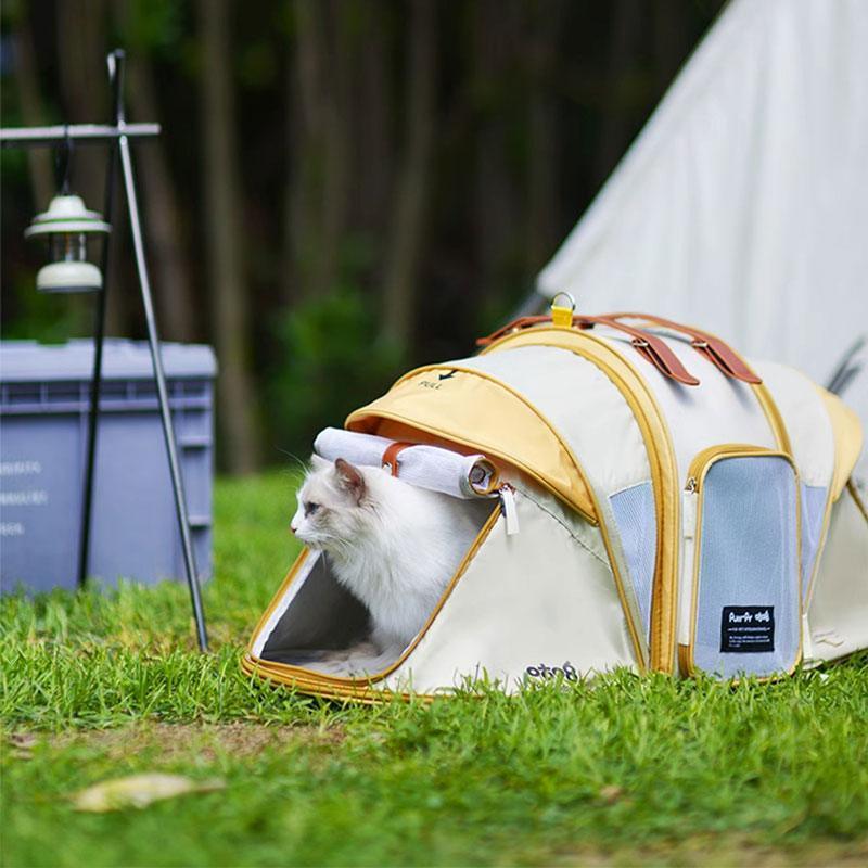 Cat Carrier Tent Foldable Large 2 Color Backpack