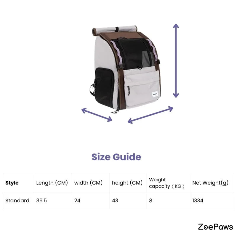 Ergonomic Anti-Sag Pet Backpack