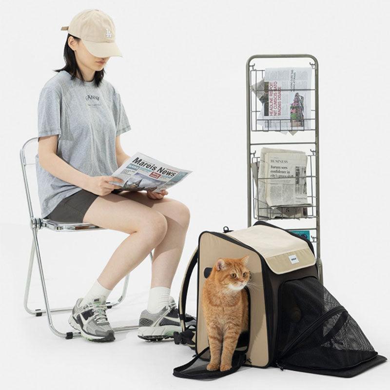 Large Expandable CatCarrier Pet Backpack