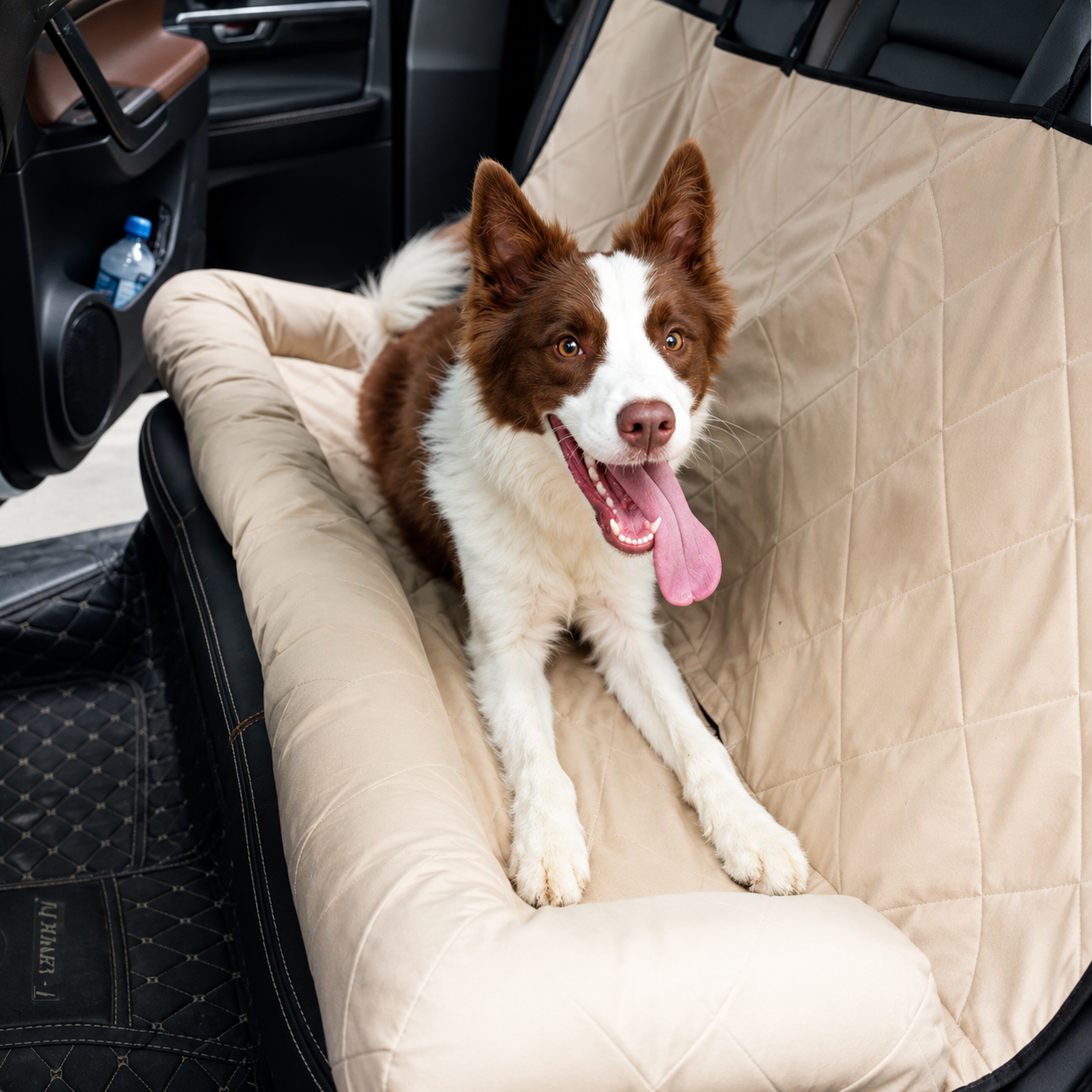 Portable Pet Car Seat Cover back view