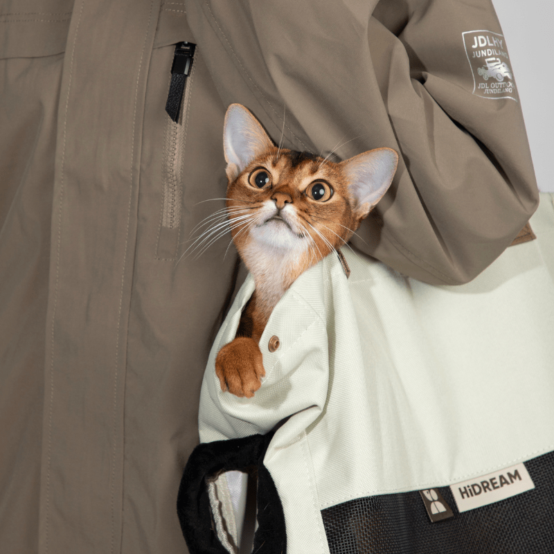 Aesthetic Breathable Canvas Pet Carrier Tote - ZoePaws