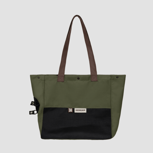 Aesthetic Breathable Canvas Pet Carrier Tote - ZoePaws