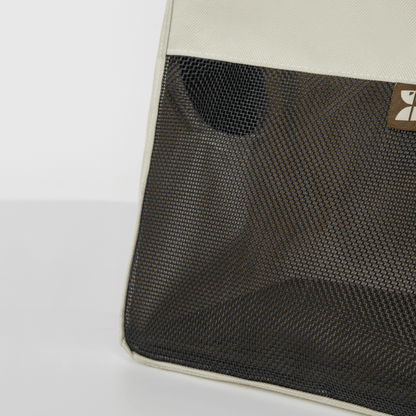 Aesthetic Breathable Canvas Pet Carrier Tote - ZoePaws