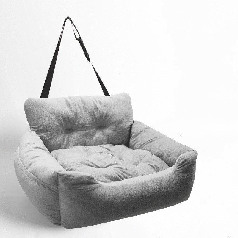 Padded Dog Car Seat side view