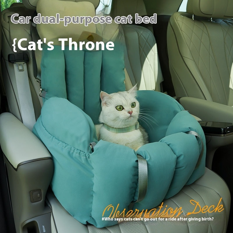All-Season Car Cat Bed side view