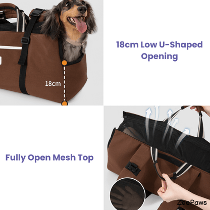 Baguette Dog Backpack Carrier for Dachshunds - ZoePaws