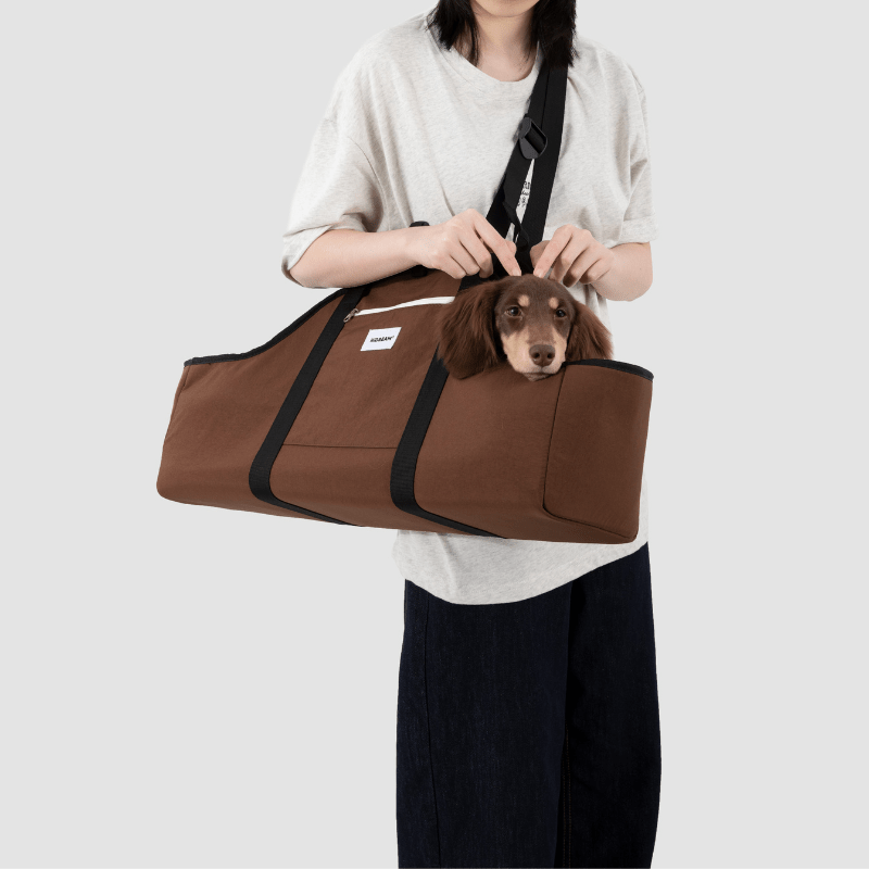 Baguette-Style Pet Shoulder Carrier for Dachshunds and Small Dogs - ZoePaws