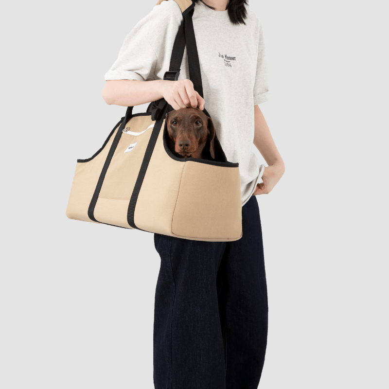 Baguette-Style Pet Shoulder Carrier for Dachshunds and Small Dogs - ZoePaws