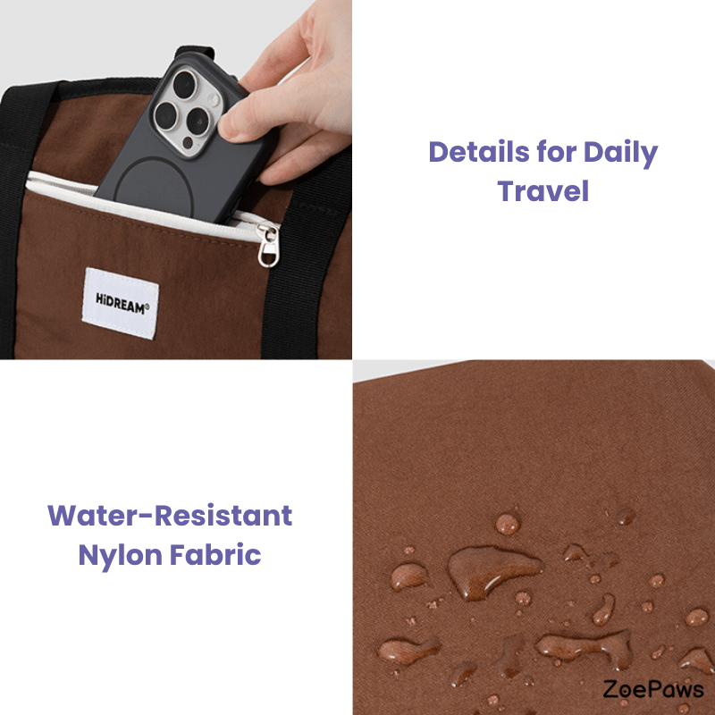 Baguette-Style Pet Shoulder Carrier for Dachshunds and Small Dogs - ZoePaws