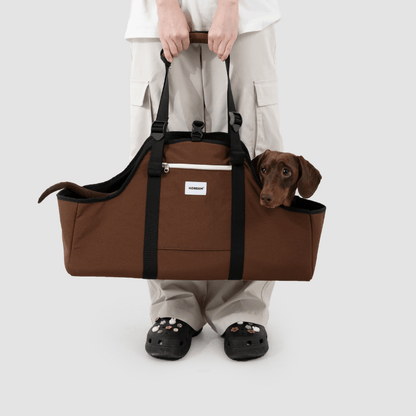 Baguette-Style Pet Shoulder Carrier for Dachshunds and Small Dogs - ZoePaws