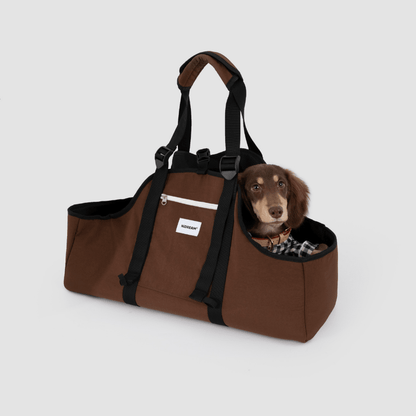 Baguette-Style Pet Shoulder Carrier for Dachshunds and Small Dogs - ZoePaws