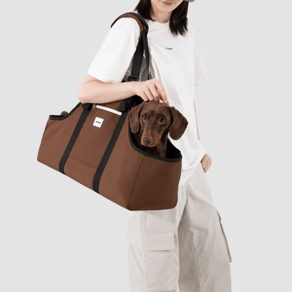 Baguette-Style Pet Shoulder Carrier for Dachshunds and Small Dogs - ZoePaws