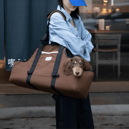 Baguette-Style Pet Shoulder Carrier for Dachshunds and Small Dogs - ZoePaws