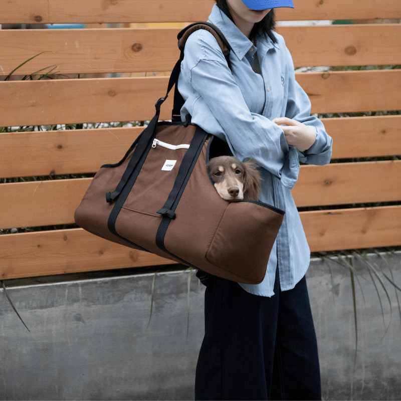 Baguette-Style Pet Shoulder Carrier for Dachshunds and Small Dogs - ZoePaws