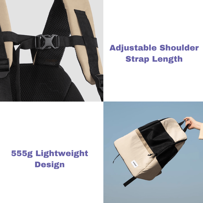 Breathable Airline-Approved Pet Backpack Carrier - ZoePaws