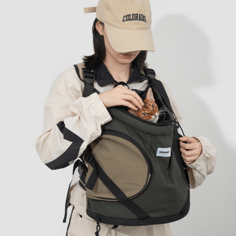 Breathable Front-Facing Cat Carrier Backpack - ZoePaws