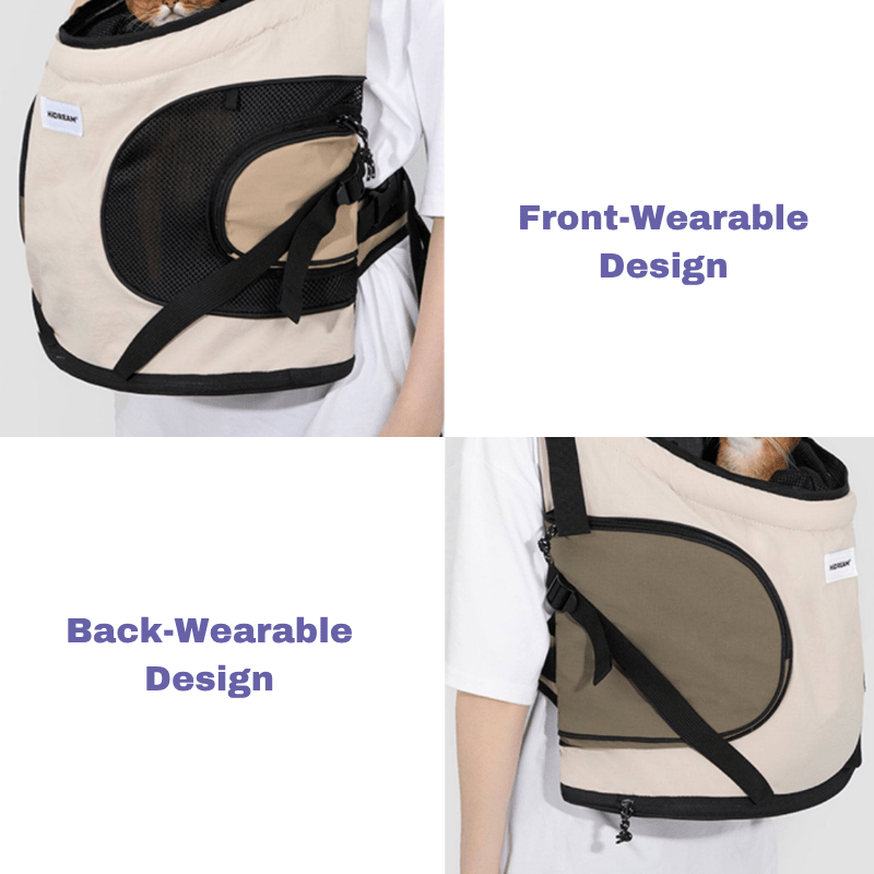 Breathable Front-Facing Cat Carrier Backpack - ZoePaws