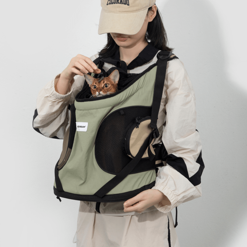 Breathable Front-Facing Cat Carrier Backpack - ZoePaws