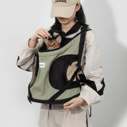 Breathable Front-Facing Cat Carrier Backpack - ZoePaws