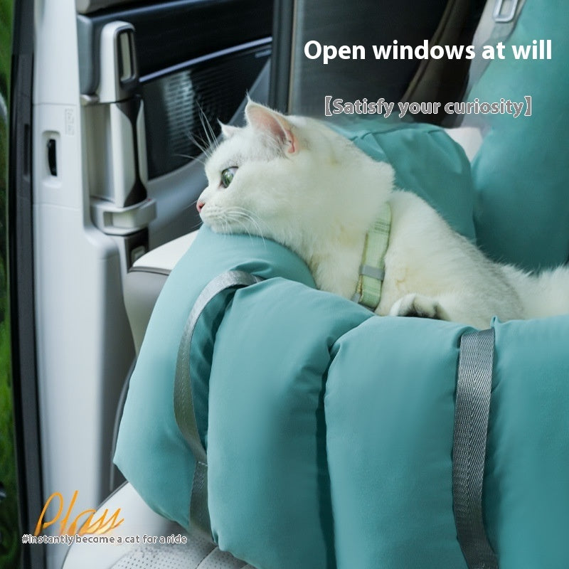 All-Season Car Cat Bed back view