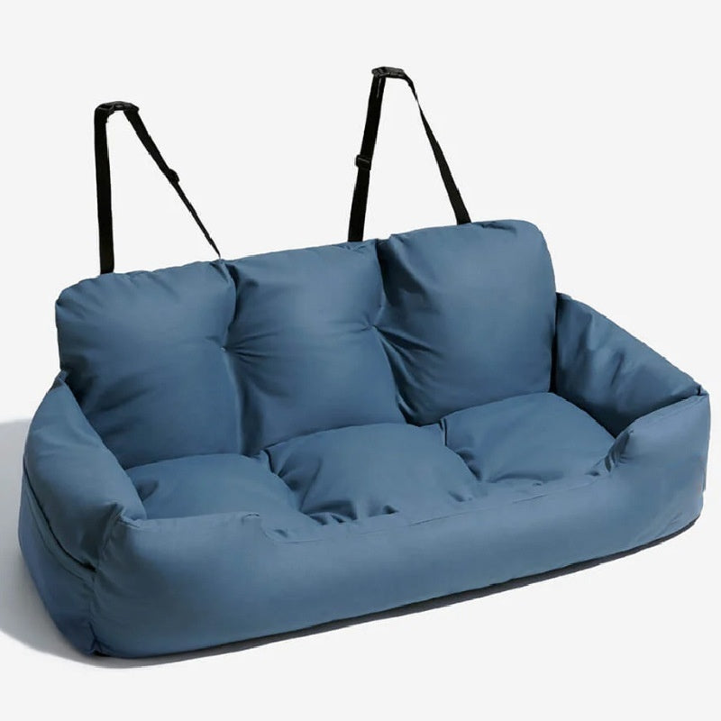 Fluff Dog Car Seat side view