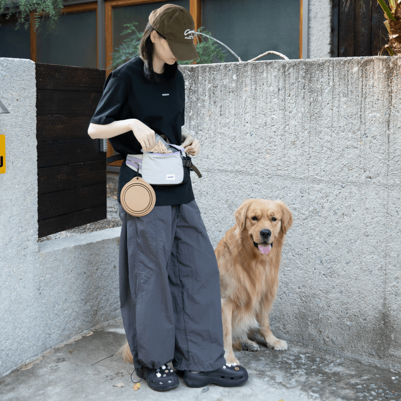 Dog Treat Training Pouch with Multi-Way Wear and Large Storage - ZoePaws