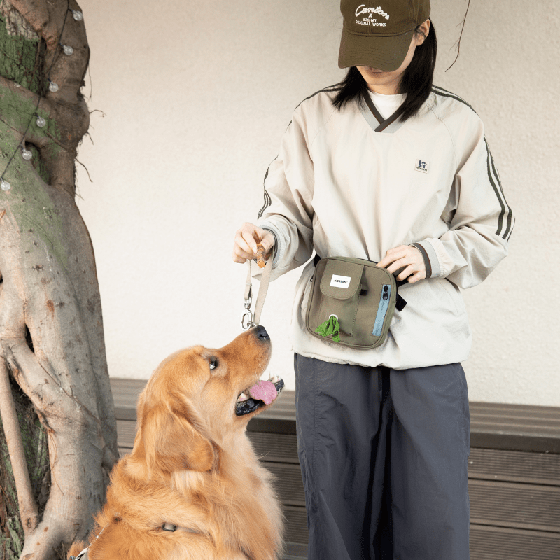 Dog Treat Training Pouch with Multi-Way Wear and Large Storage - ZoePaws