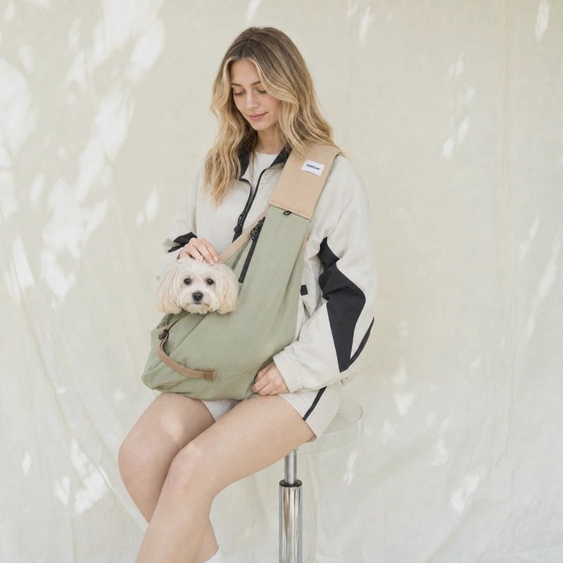 Ergonomic Portable Hands-Free Pet Sling Carrier - ZoePaws