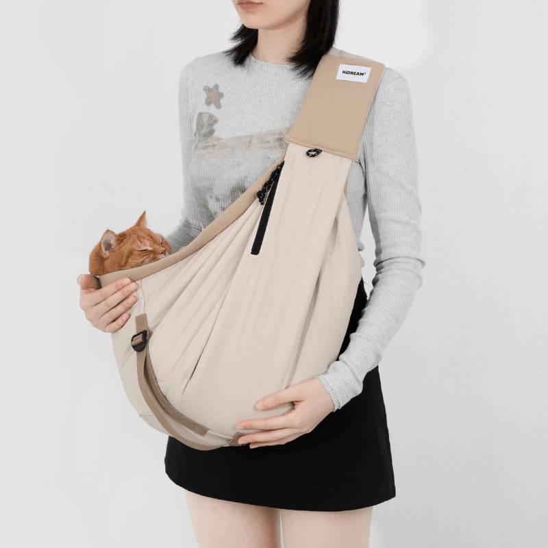 Ergonomic Portable Hands-Free Pet Sling Carrier - ZoePaws