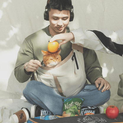 Ergonomic Portable Hands-Free Pet Sling Carrier - ZoePaws