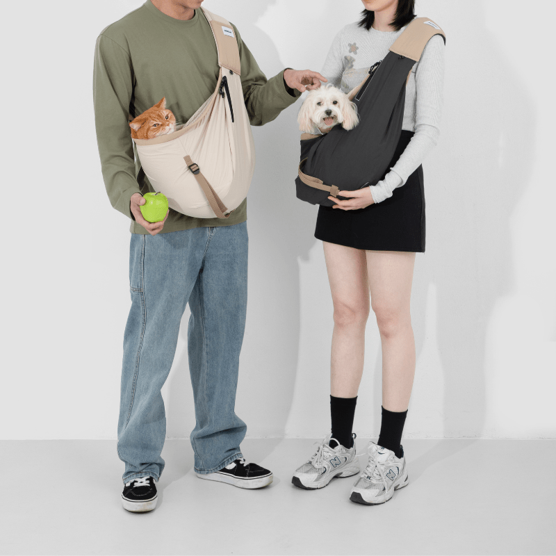 Ergonomic Portable Hands-Free Pet Sling Carrier - ZoePaws