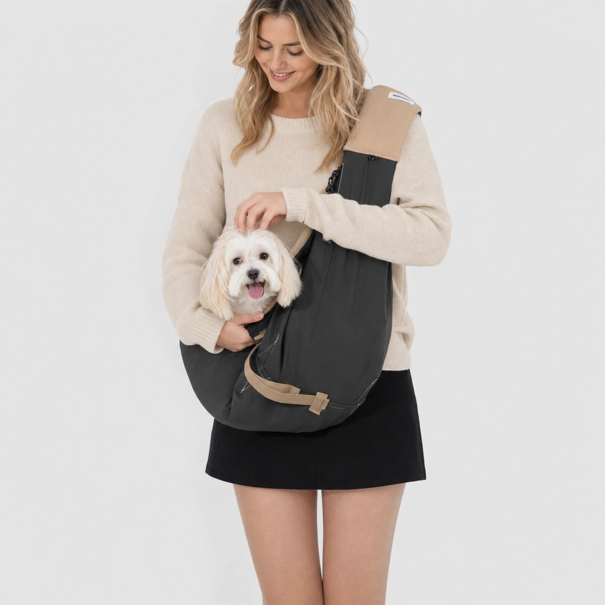 Ergonomic Portable Hands-Free Pet Sling Carrier - ZoePaws