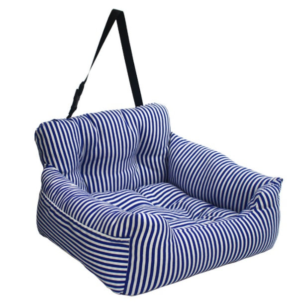 Padded Dog Car Seat back view